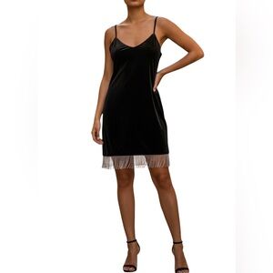 Kantatto Black Velvet Dress(Size Medium)